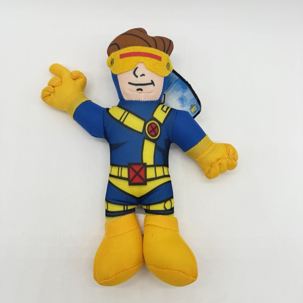 Marvel Comics Super Hero Squad X-Men Cyclops 13" Plush Toy W Tags‎